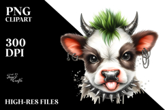 Cute Baby Cow PNG Product Image 2