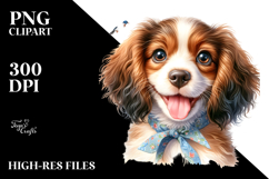 Watercolor Baby Brittany PNG Product Image 2