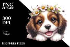 Watercolor Baby Brittany PNG Product Image 2