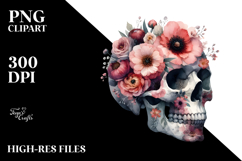 Flower Skull PNG Product Image 2