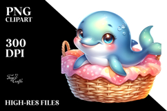 Colorful Baby Macaw Dolphin PNG Product Image 2