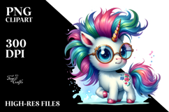 Cute Unicorn Funny PNG Product Image 2