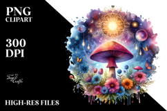 Magical Celestial Mushroom Tarot PNG Product Image 2