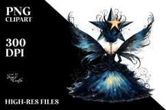 Gothic Fairy Star PNG Product Image 2