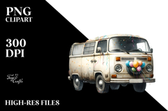 Vintage Van with Confetti Tumbler Product Image 2