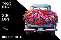 Flowers Clipart |T-shirt, Mug PNG Product Image 1