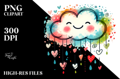 Colorful Digital Cloud PNG Product Image 2