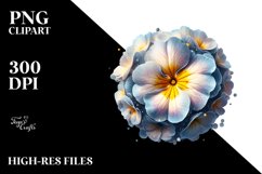 Shiny Primrose Abstract Watercolor Splash Product Image 1