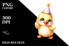Baby Duck Party Hat PNG Product Image 2