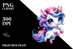 Enthusiastic Unicorn PNG Product Image 2