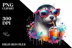 Colorful Baby Hummingbird | Sublimation | Clipart Product Image 1