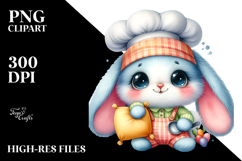 Goofy Baby Bunny with Pillow PNG Product Image 2