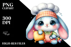 Goofy Baby Bunny with Pillow PNG Product Image 2