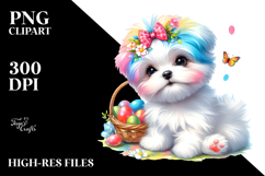 Vibrant Monkey with Flowers PNG Product Image 2