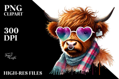 Cute Calf with Heart Sunglasses Product Image 2