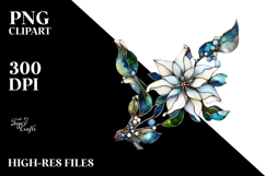 Stained Gardenia PNG Product Image 2