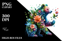 Vibrant Watercolor Bear Tumbler Product Image 2