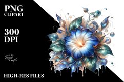 Glossy Morning Glory Clipart Product Image 3