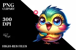 Colorful Baby | Small Warbler Butterfly Clipart Product Image 3