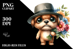 Colorful Hummingbird Bouquet | Sublimation | Clipart Product Image 2