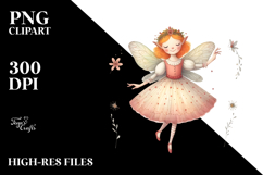 Watercolor Funny Fairy PNG Product Image 2