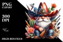 Vibrant Cowboy Gnome PNG Product Image 3