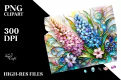 Watercolor Luxury Flower Splash Clipart Product Image 1