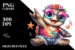 Cute Baby Turtle PNG Product Image 2