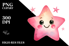 Simple Smiling Star PNG Product Image 2