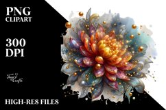 Abstract Shiny Marigold Sublimation Clipart Product Image 3