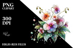 Impatiens with Metallic Inserts, Transparent PNG Product Image 2