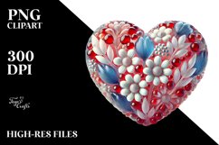 Retro Heart PNG Product Image 2