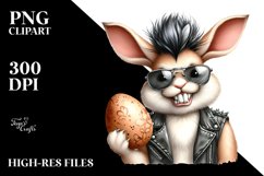 Goofy Bunny on Car PNG Product Image 2