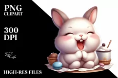 Easter Bunny Cookies, Clipart |T-shirt, Mug PNG Product Image 7
