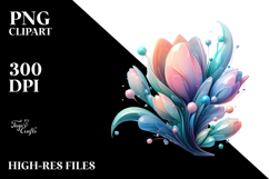 Abstract Tulip Made of , Transparent PNG Product Image 2