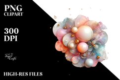 Glossy Cosmos Shiny Golden | Clipart Product Image 1