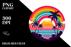 dancing, Tropical Sunset PNG Product Image 2