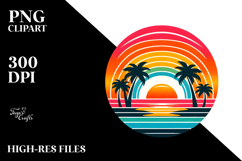 dancing, Tropical Sunset PNG Product Image 2
