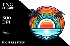 dancing, Tropical Sunset PNG Product Image 2