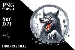 Fearless Werewolf Design, Top-Quality PNG Product Image 2
