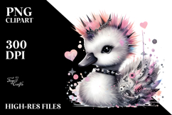 Cute Baby Swan PNG Product Image 2