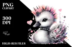 Cute Baby Swan PNG Product Image 2