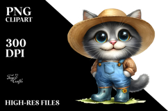 Expressive Funny Flower &amp; Hat Clipart Product Image 2