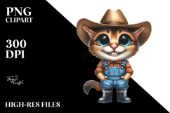 Expressive Funny Flower &amp; Hat Clipart Product Image 2
