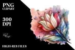 Stained Tulip Small | Clipart Product Image 3