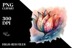 Colorful Tulip Abstract Clipart Product Image 3