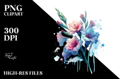 Material Gladiolus with Bandana PNG Product Image 2