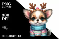 Expressive Baby Chihuahua, Transparent PNG Product Image 1