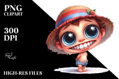 Funny Baby Standing Hat Clipart Product Image 3