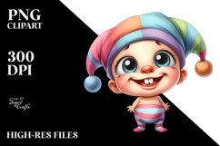 Funny Baby Standing Hat Clipart Product Image 1